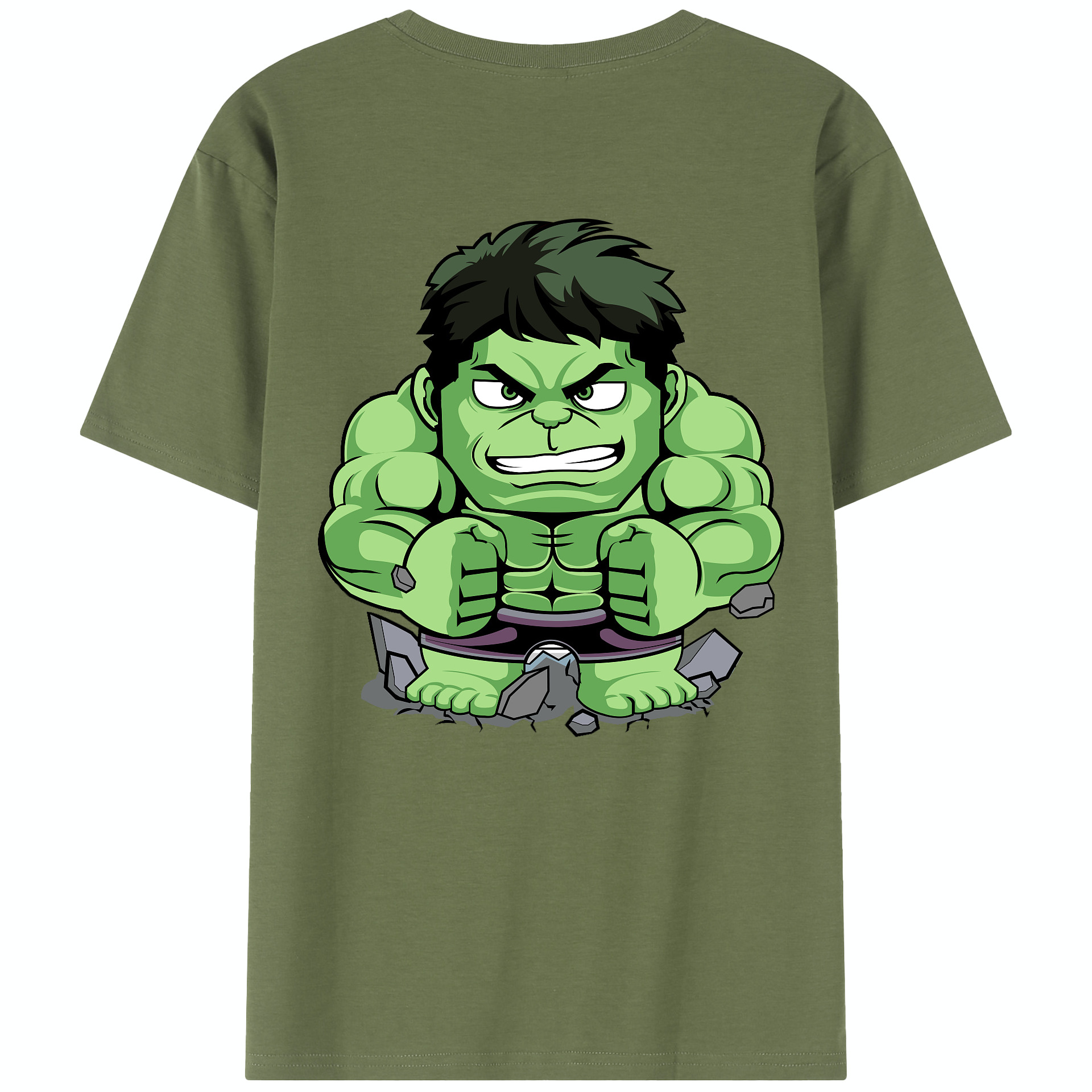 （画像用） アベンジャーズ The Avengers 綿100％半袖Tシャツ（背面プリント）